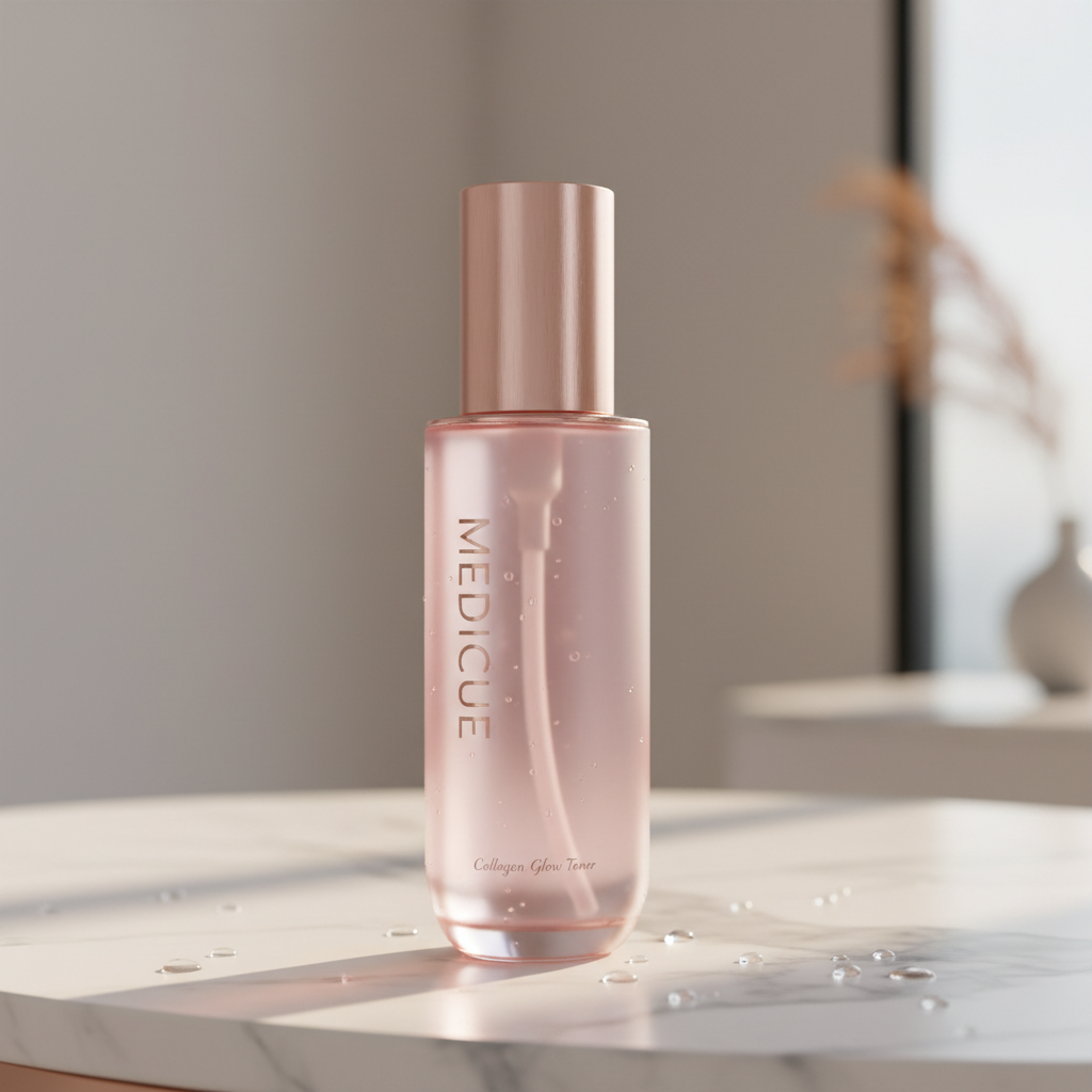 Medicube Korean skincare toner bottle