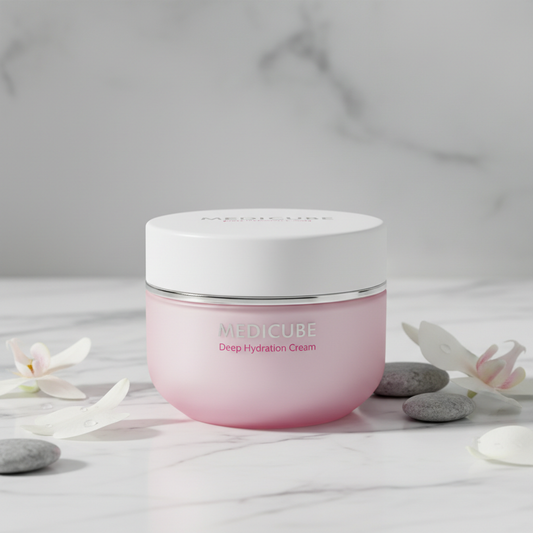 Medicube Korean skincare moisturizer jar