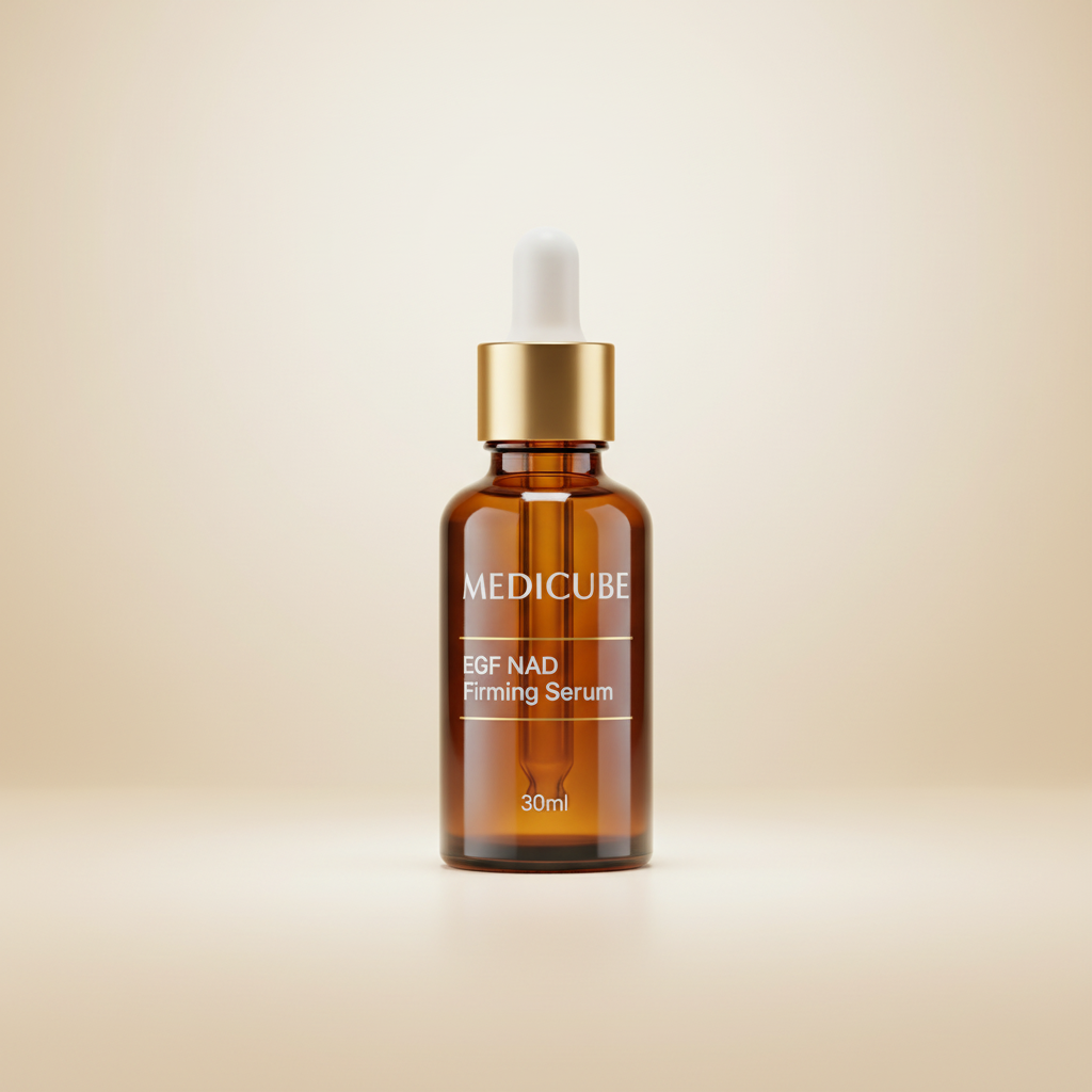 Medicube EGF NAD Firming Serum premium K-beauty product shot
